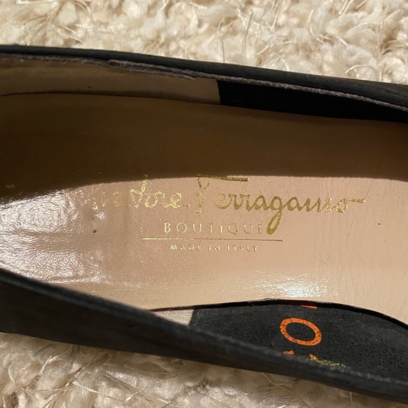 Salvatore Ferragamo black flats size 9 - Vintage - Picture 12 of 12